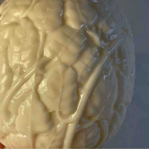 Vintage ALADDIN Alacite Glass Table Lamp Light Cream Floral ORNATE leaf motif - Picture 6 of 13